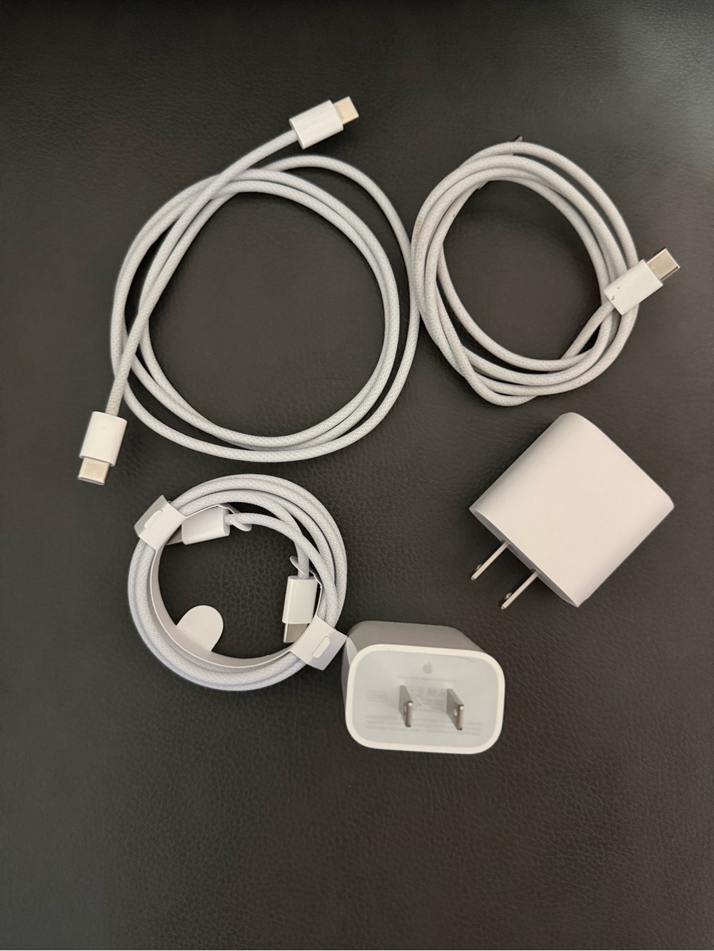 Apple USB-C Charging Cables and Power Adapters